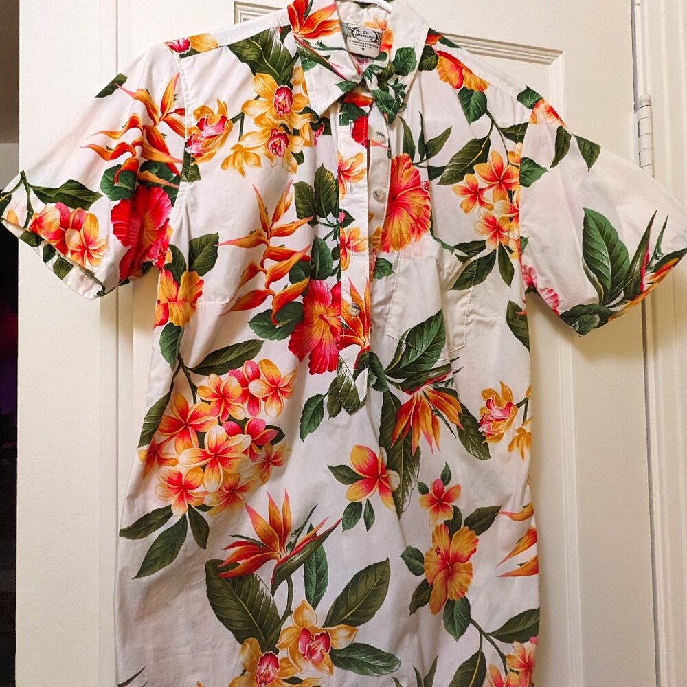 Women's Hawaiian Tiki shirt